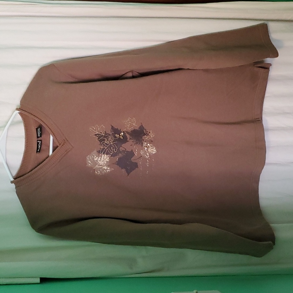 Vintage Fall Leaf Acorn Sweatshirt